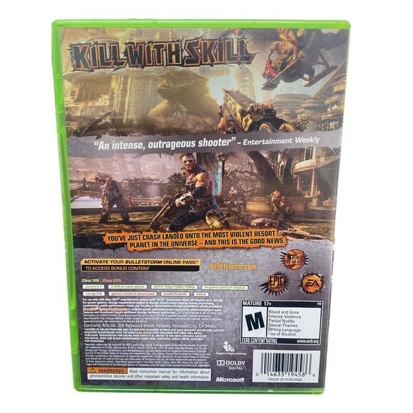Bulletstorm Xbox 360 Video Game - Picture 2 of 4